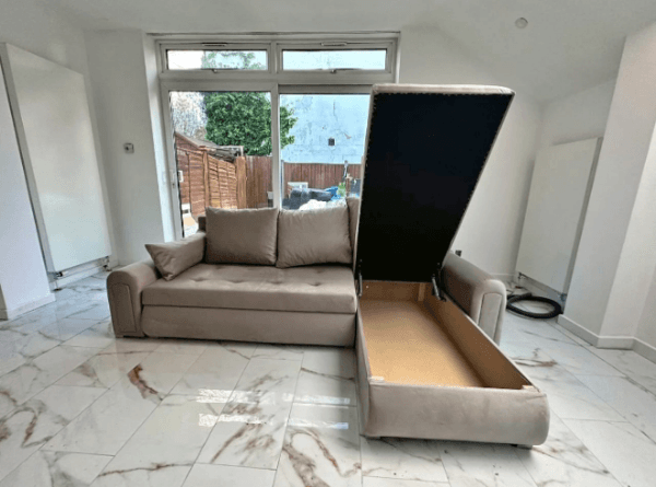 Luxury Berlin Corner Sofa Bed For Sale Available With Delivery 