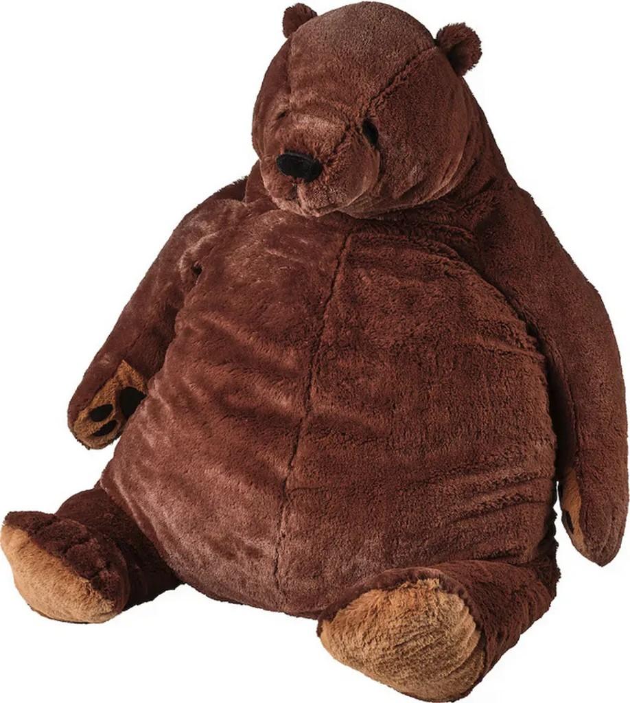 DJUNGELSKOG Ikea Kinder Stofftier, Braunbär
