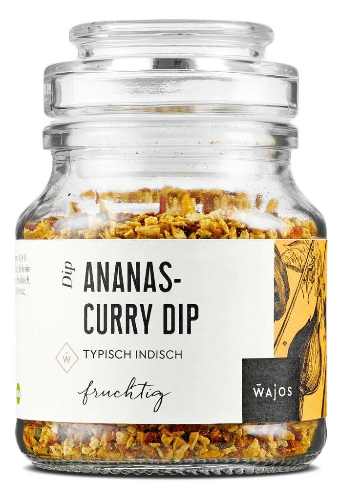 Wajos Ananas-Curry Dip typisch indisch fruchtig 85g