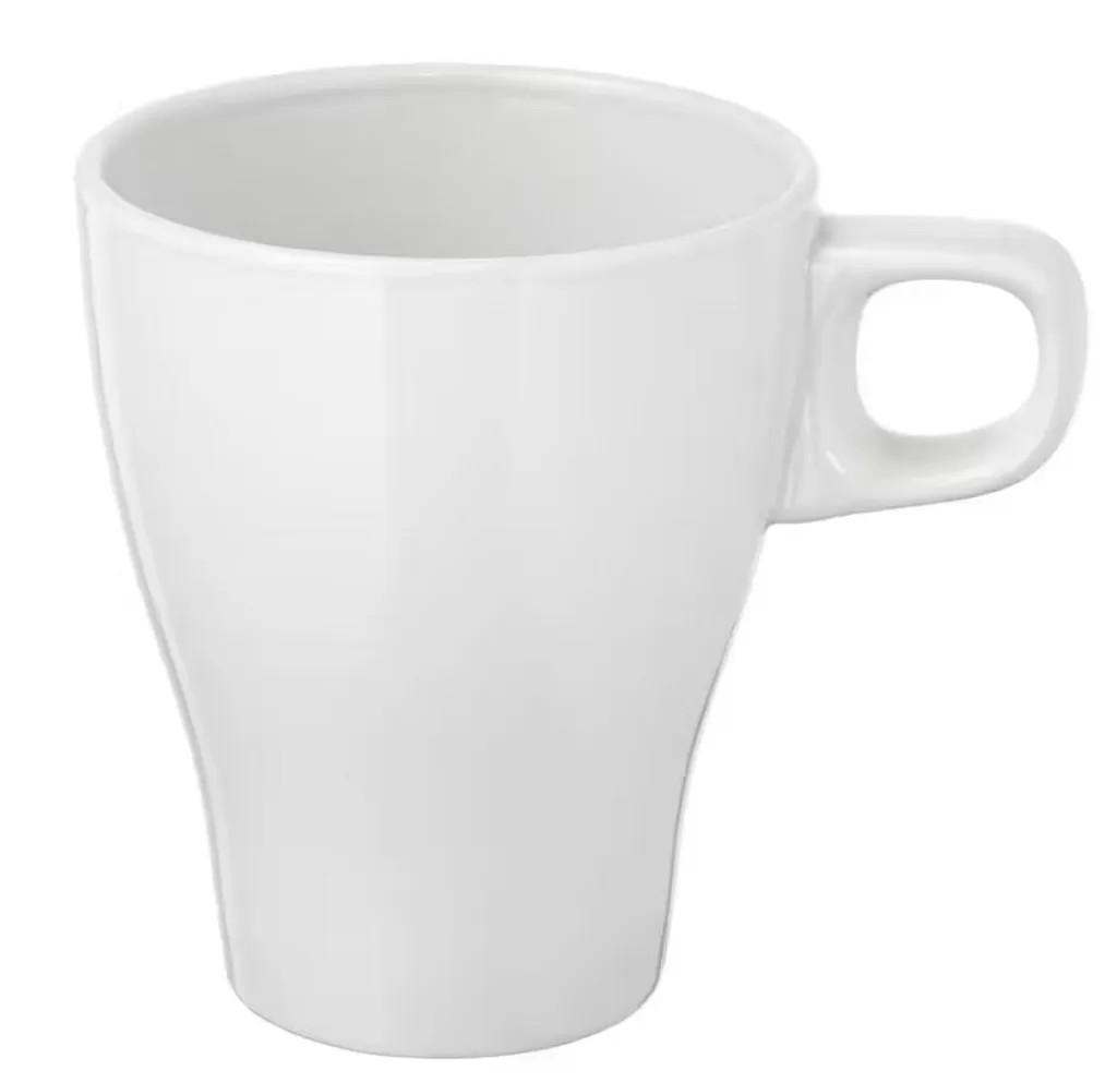 FÄRGRIK Ikea Kaffee Cafe Becher, Steinzeug weiß, 25 cl