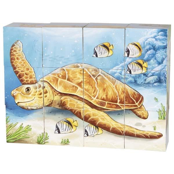 Würfelpuzzle Australische Tiere