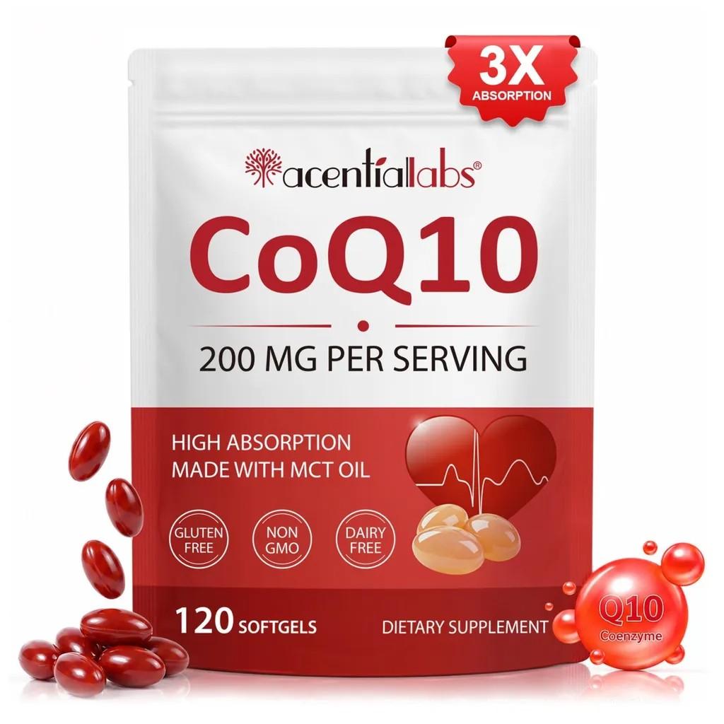 Coenzym Q10 CoQ10 mit MCT-Öl 200mg Kapsel