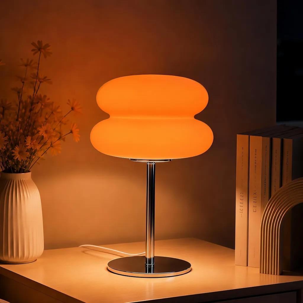 Nachttischlampen, LED Tischlampe, Dimmbare kuppelförmige Tischleuchte
