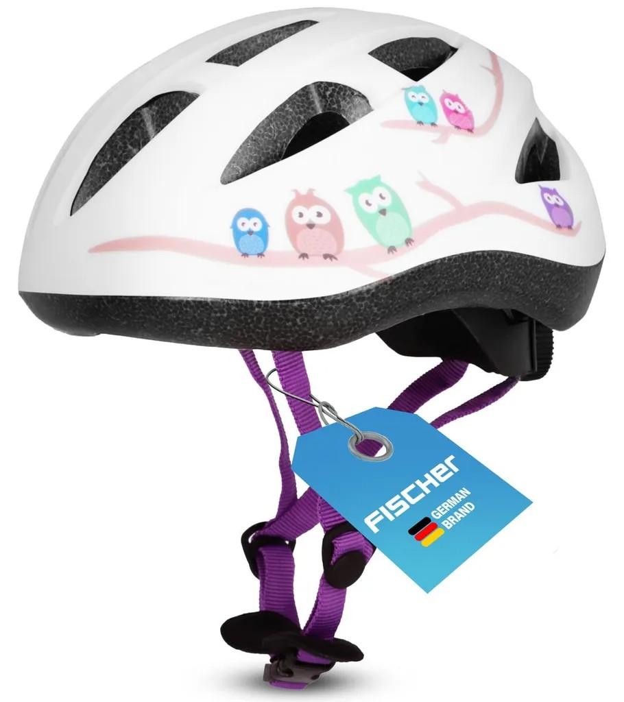 FISCHER Fahrradhelm Kinder Eule - Größe XS/S 48-54 cm