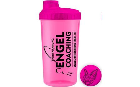 Sportnahrung Engel Coaching Shaker / Transparent Pink / Pink