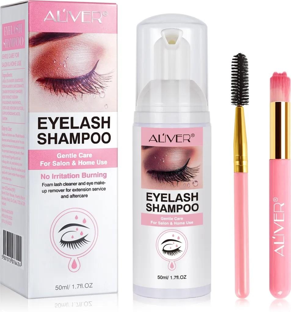 Wimpernshampoo Schaumreiniger Set