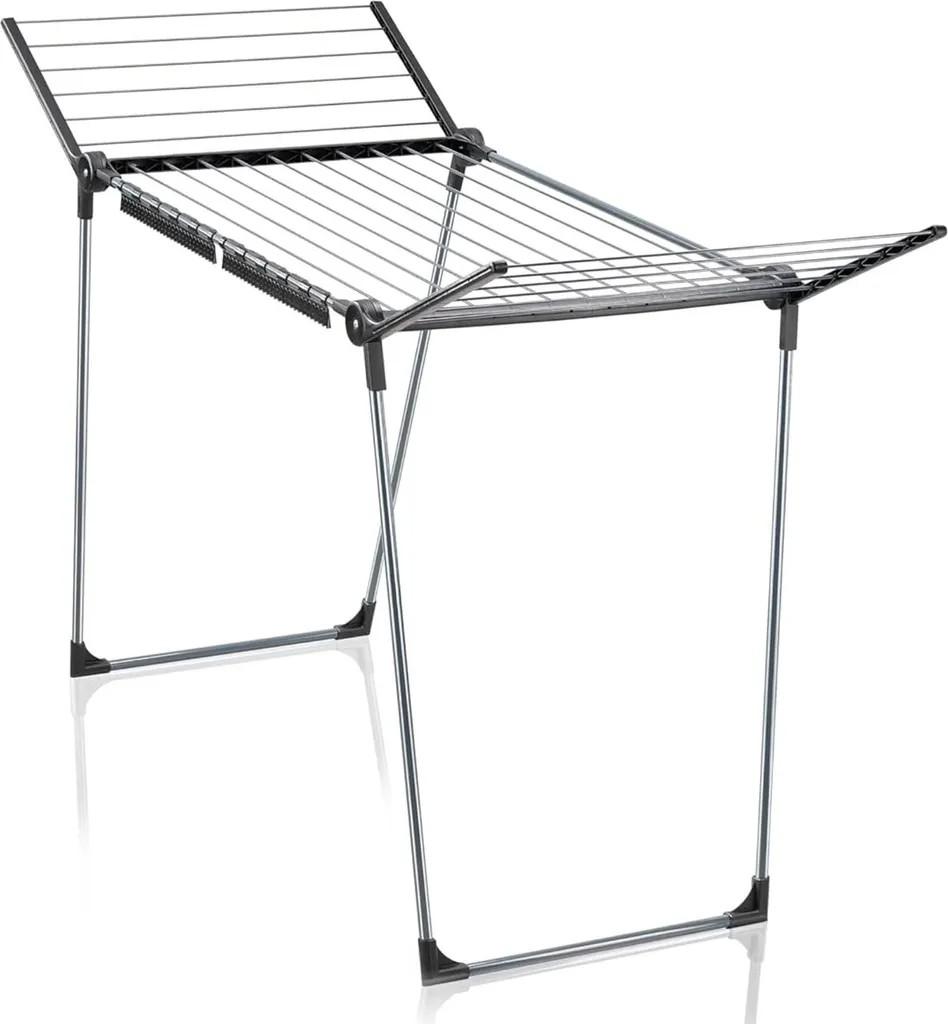 Leifheit Pegasus 180, Wäscheständer, Schwarz, 18 m, Flur, 1570 mm, 660 mm