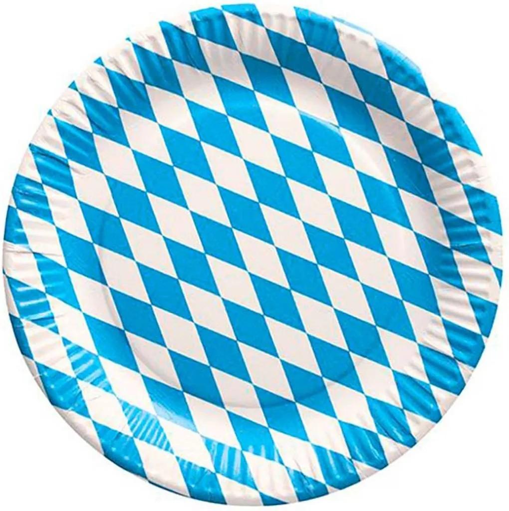 50 Papstar Teller, Pappe rund Ø 23 cm