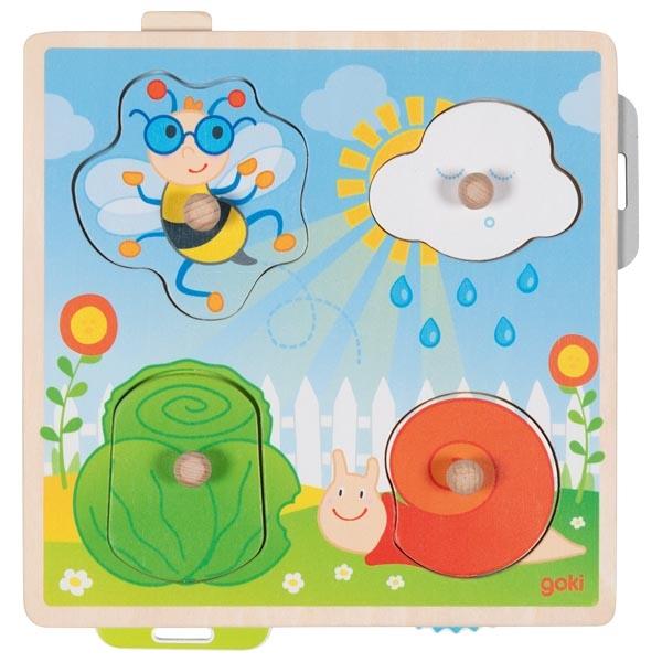 Hintergrundbildpuzzle Im Garten