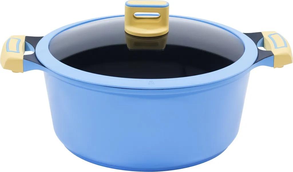Ø28cm Kochtopf ca. 12.5cm hoch KING® GOURMET BLAU 