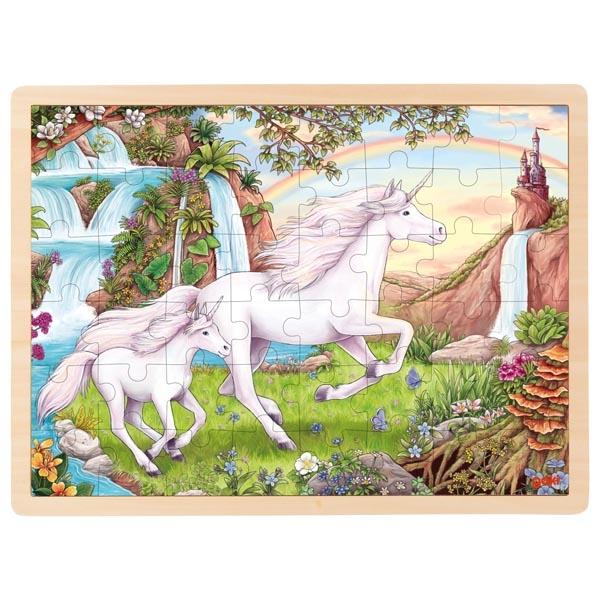 Einlegepuzzle Einhorn