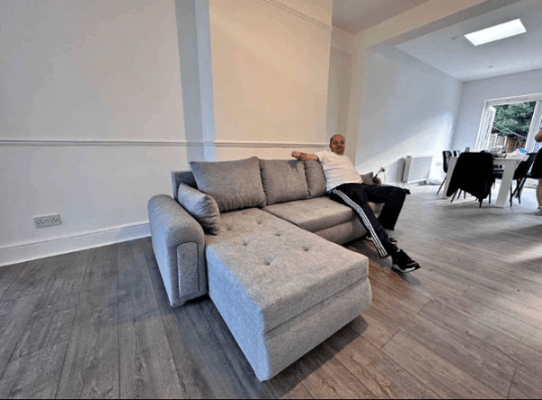 Luxury Berlin Corner Sofa Bed For Sale Available With Delivery 