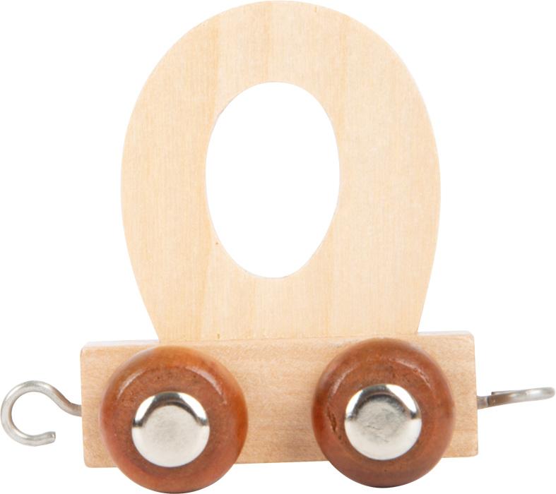 Buchstabenzug Holz O