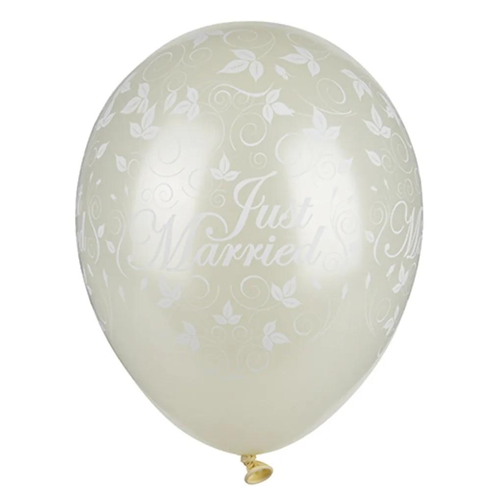 Papstar Luftballons für Hochzeit Ø 29 cm elfenbein