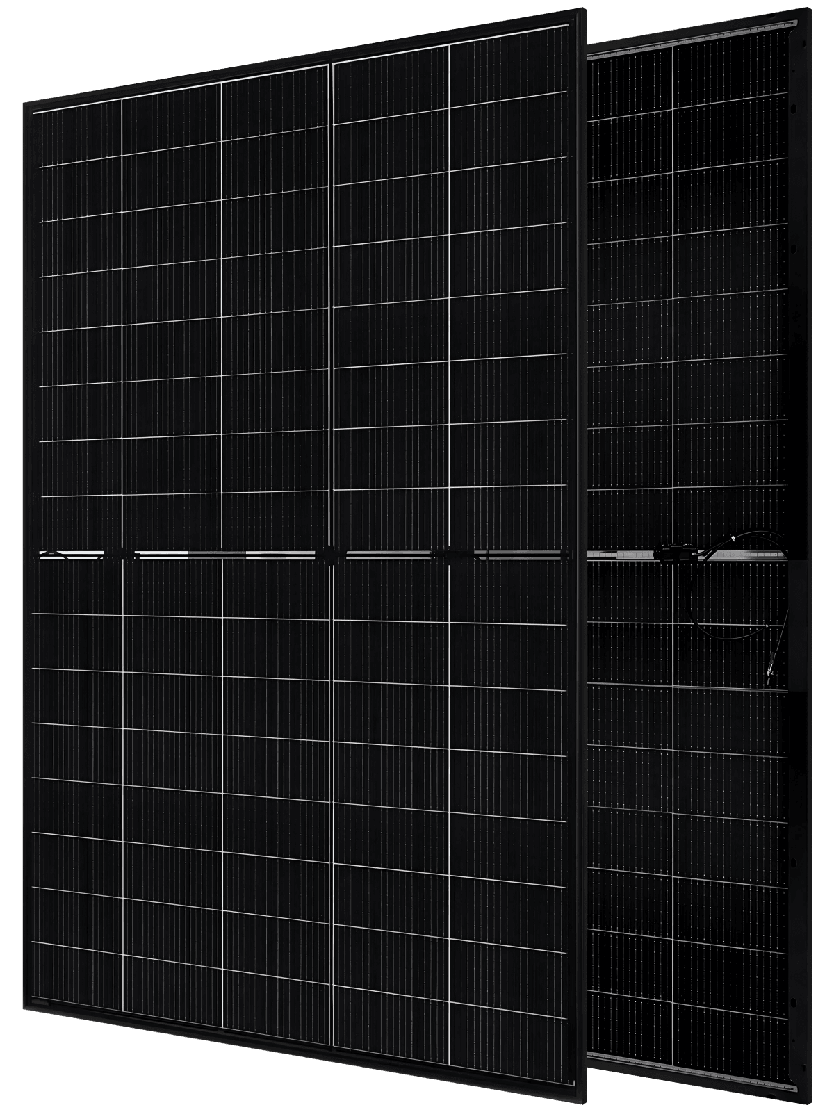 HJT Solarmodul Full Black 420W-430W Bifazial Glas Glas Transparent