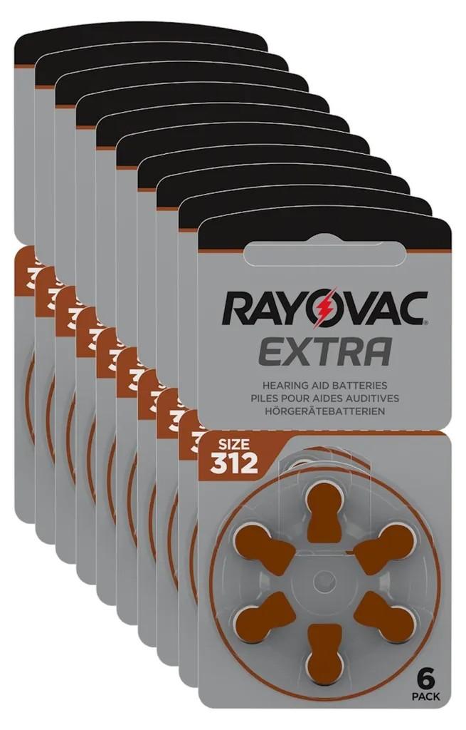 Rayovac 10x Extra Advanced Gr. 312 - 6er Blister