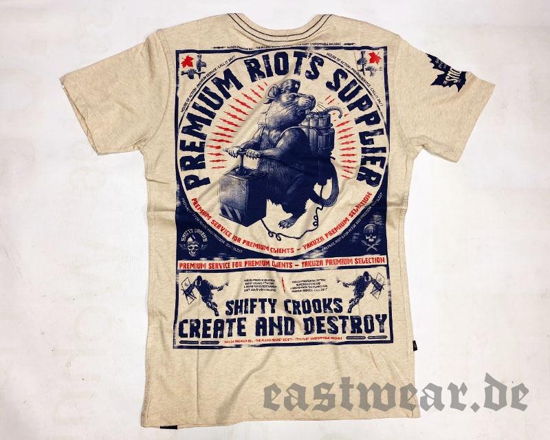 Yakuza Premium T-Shirt YPS 2913 hellbeige