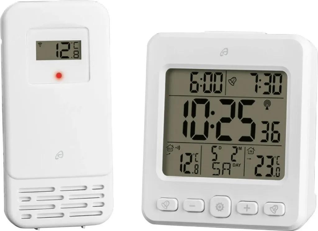 AURIOL Funk Temperaturstation LC-Display Wetterstation 