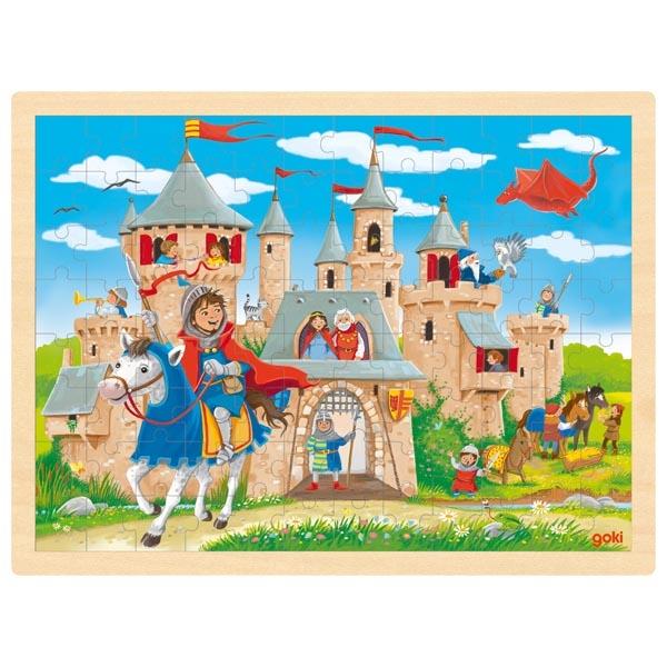 Einlegepuzzle Ritterburg