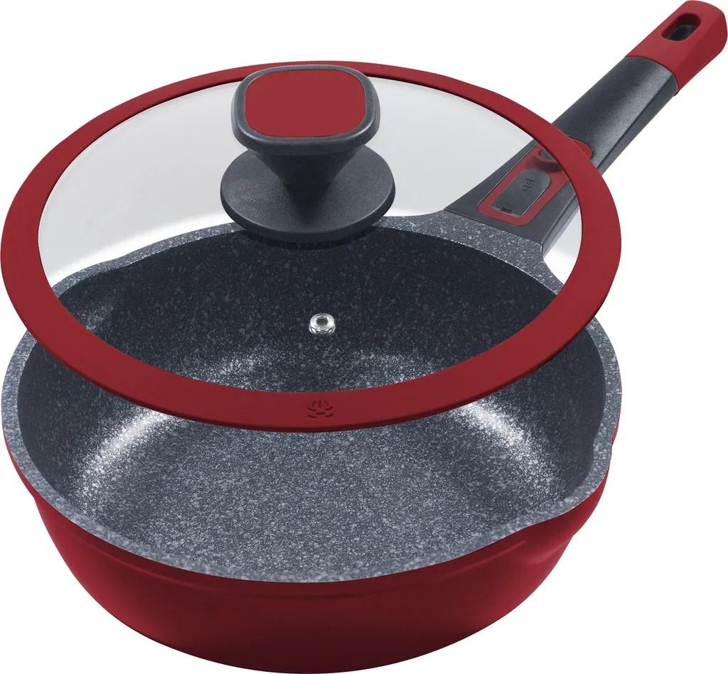 Ø28cm Bratpfanne ca. 8.5 cm hoch KING® Click-Grip Aluguss