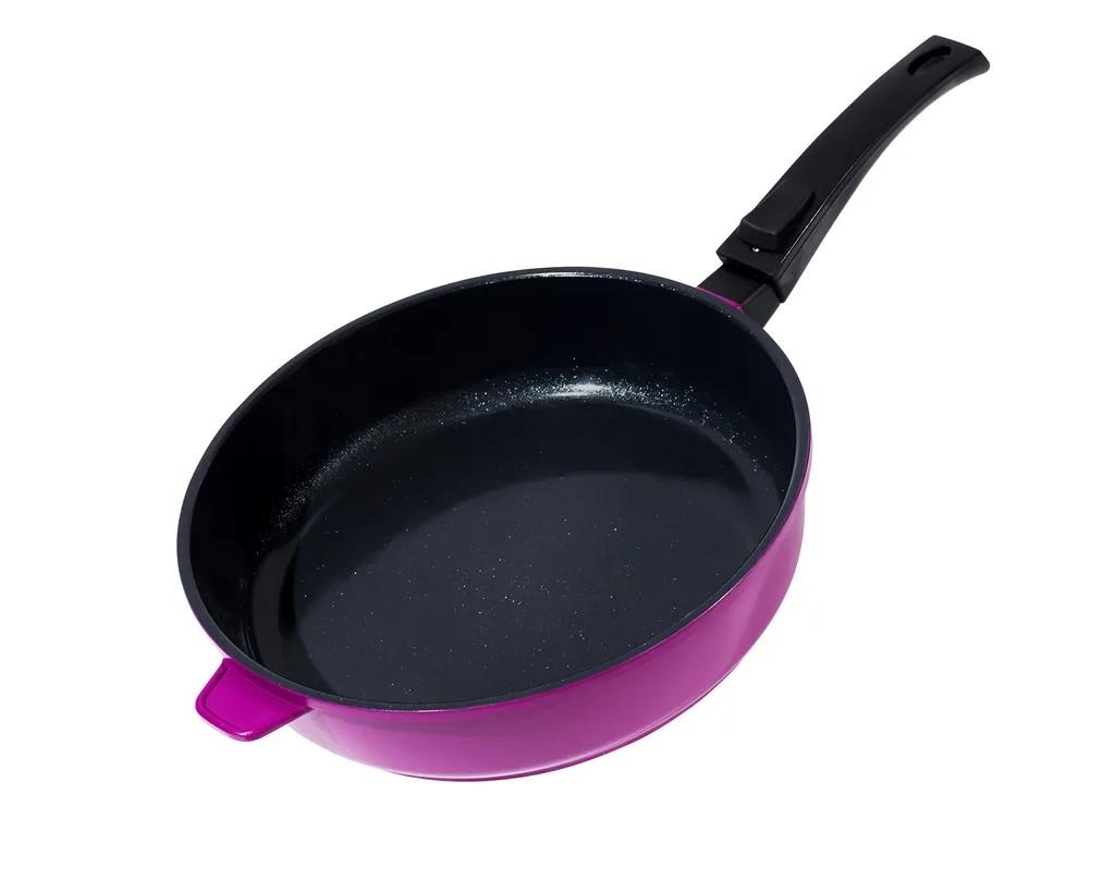 ø28cm KING® Bratpfanne BRILLANT aus Aluguss / Farbe: berry