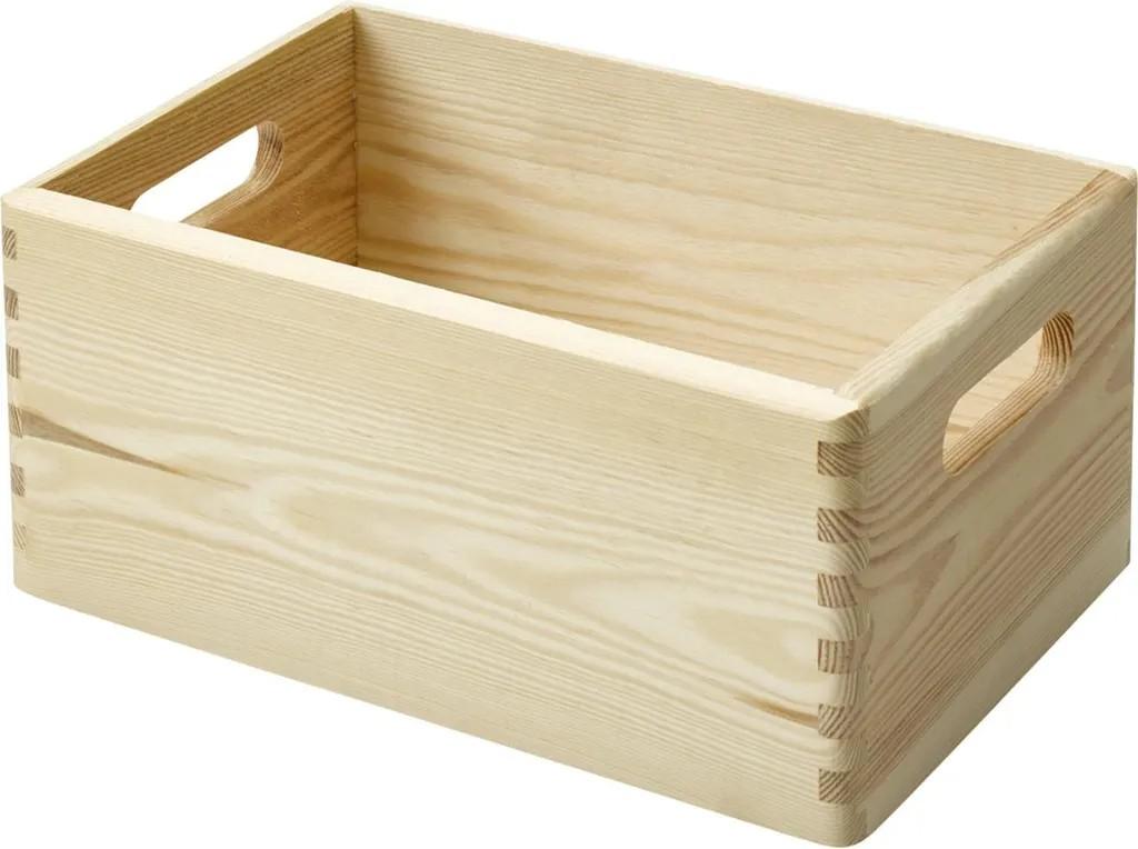 Stapelbox Holz Größe S 30 x 20 x 13,5 cm