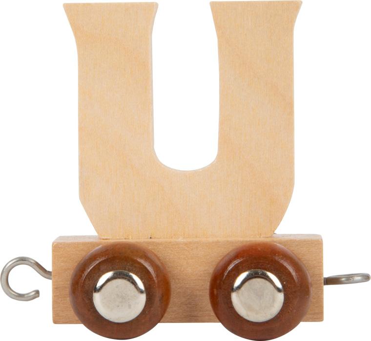 Buchstabenzug Holz U