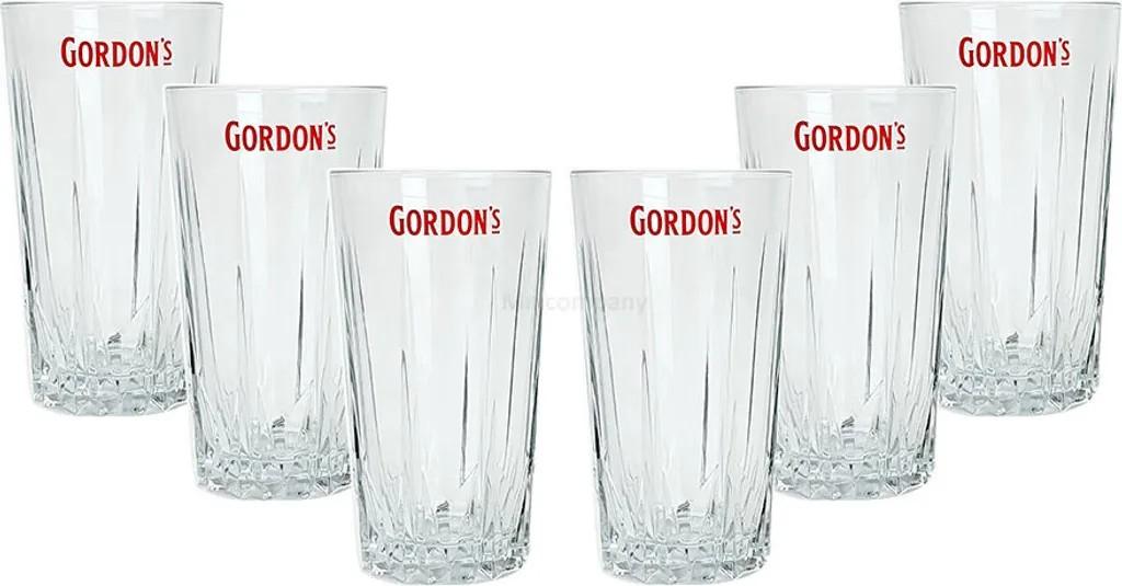 Gordons Longdrinkglas-6x Longdrinkgläser