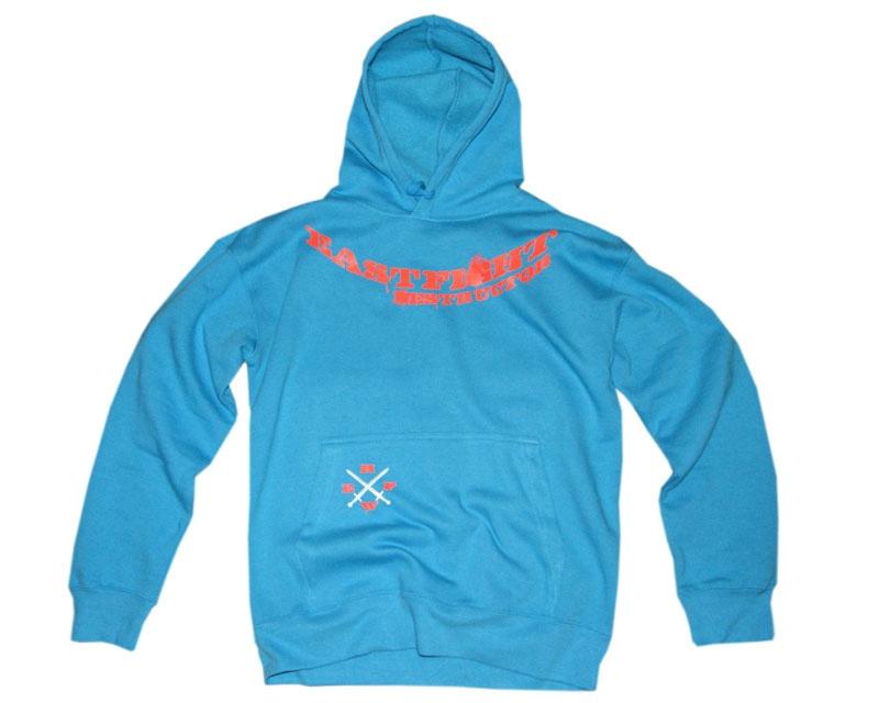 Eastfight Hoody "Destructor" azurblau