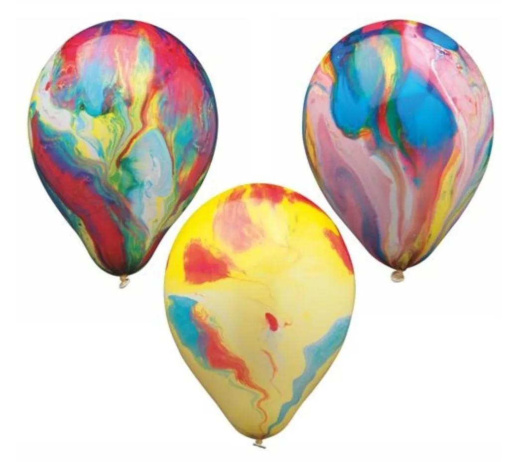 Mehrfarbige Luftballons, 22 cm, 8 Stück