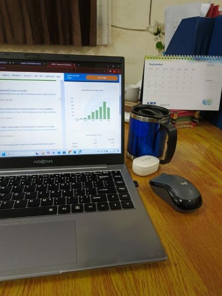A laptop