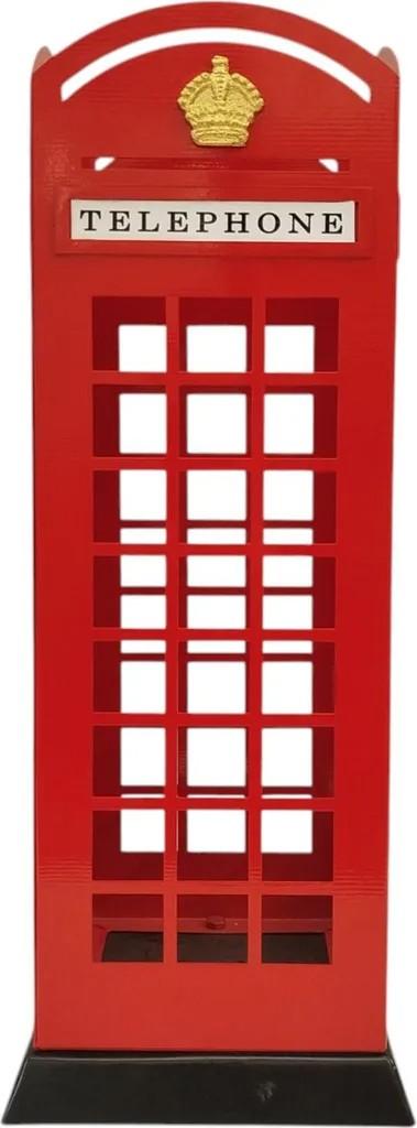 Rote Telefonzelle Schirmständer - Spazierstockständer London