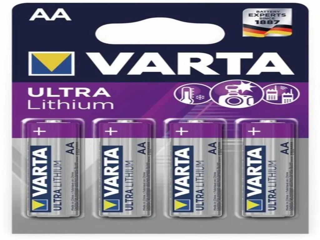 Varta Batterien AA, 4 Stück, Ultra Lithium