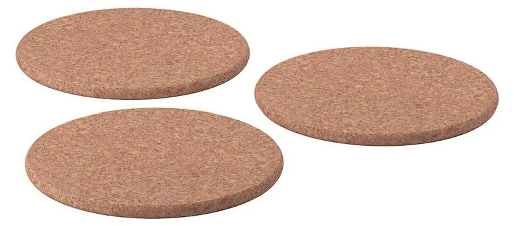 HEAT Ikea Topfuntersetzer, Kork, 19 cm (3er Pack)
