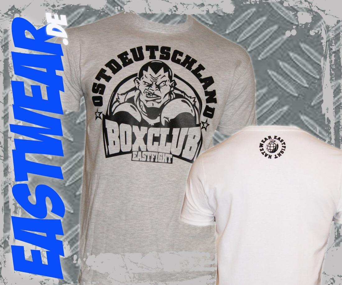 Eastfight T-Shirt "Club" grau, weiß