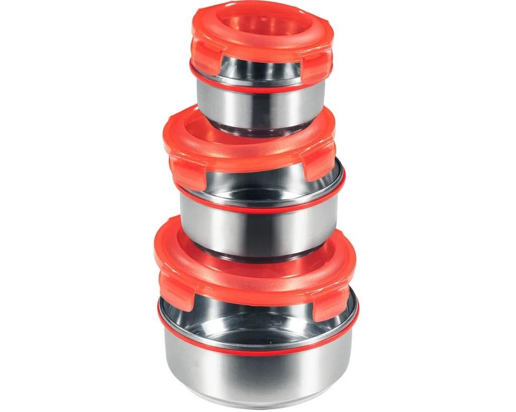 3tlg. KING® Vorratsdosen-Set KLICKBOX 
