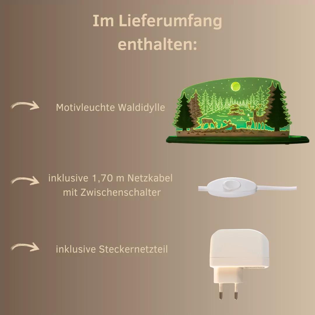 Motivleuchte Waldidylle