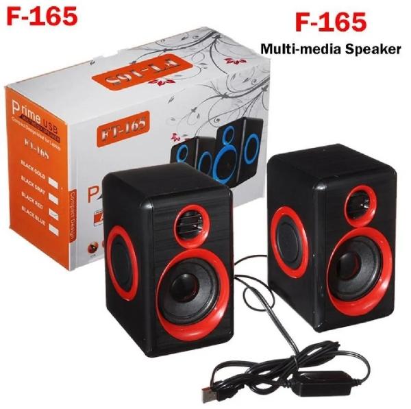 Computer Speakers FT-165 with Heavy Bass & Subwoofer - USB Powered 3.5mm Wired Multimedia Speakers for PC, Laptop & Desktop |