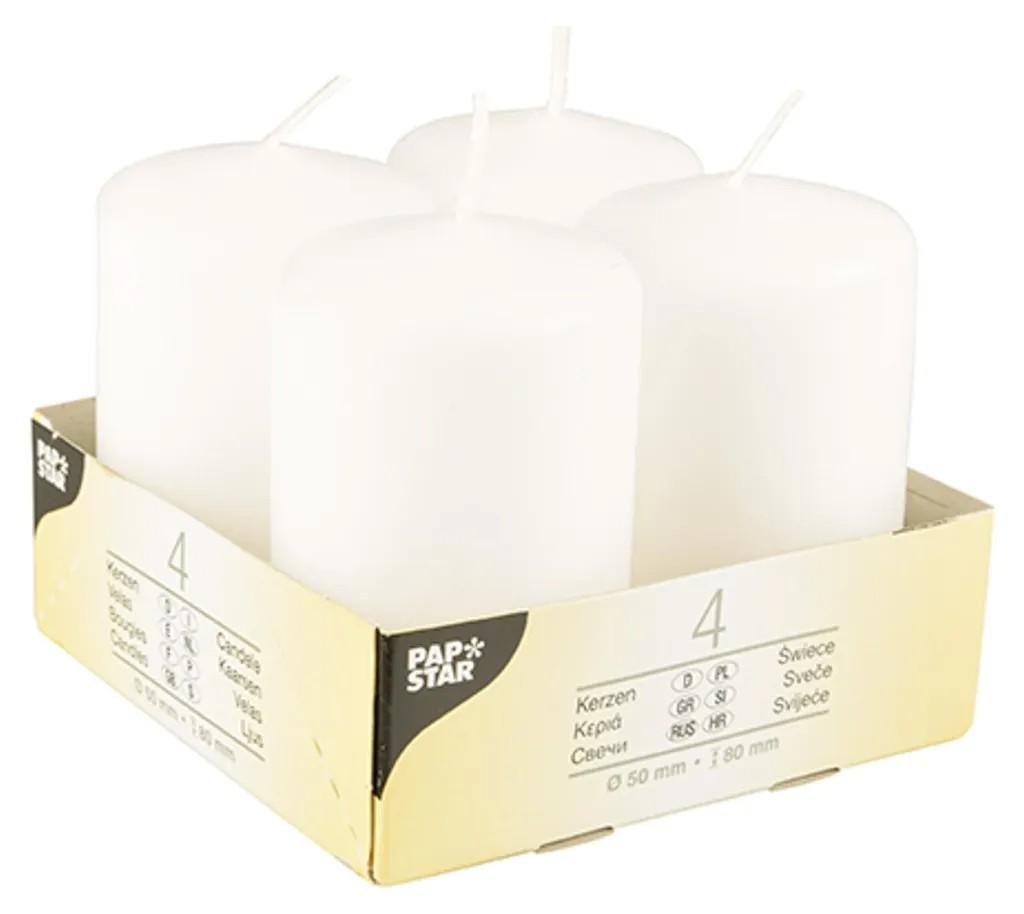 Papstar 10483, Zylinder, Weiß, 16 h, 4 Stück(e)