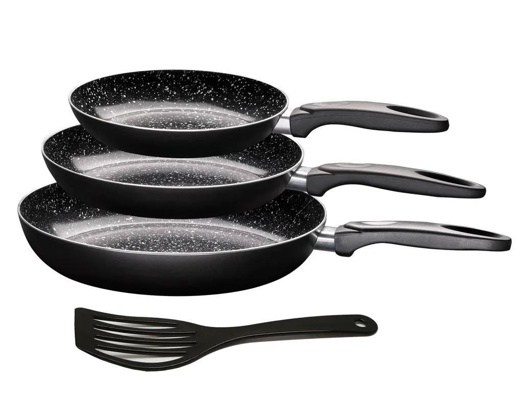 3tlg. Pfannenset KING® Ceramics mit keramischer Anthaftbeschichtung 