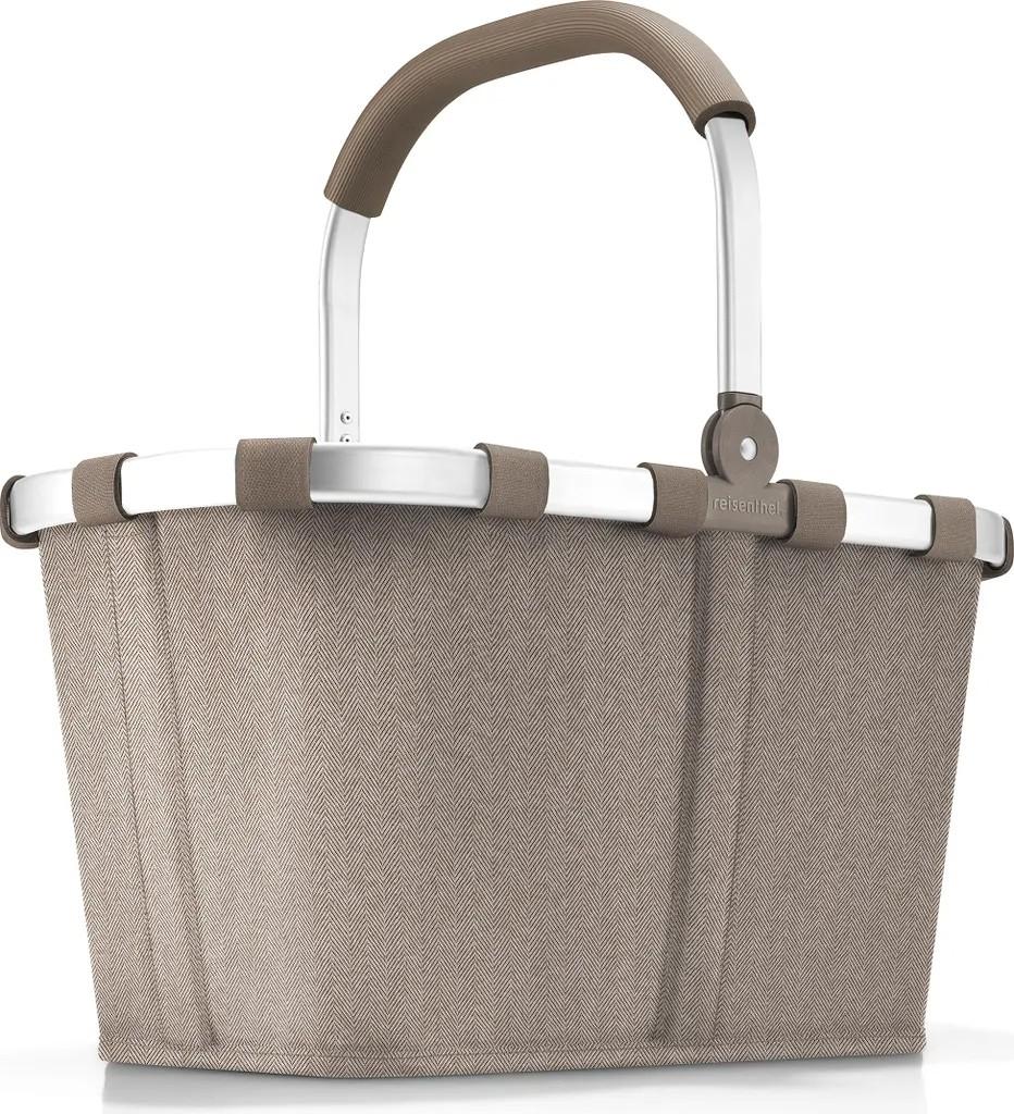Reisenthel "reisenthel carrybag Einkaufskorb heringbone mokka BK6054"