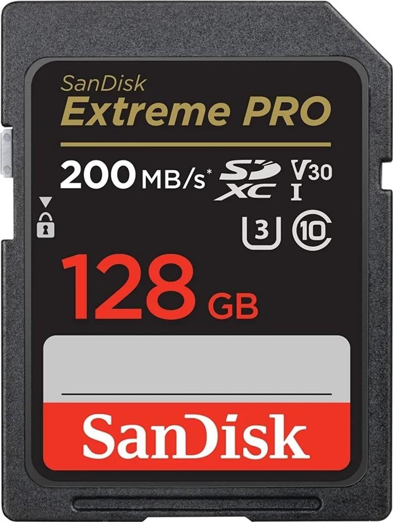 SanDisk Extreme PRO® SDXC™-Speicherkarte 128 GB, 200MB/s