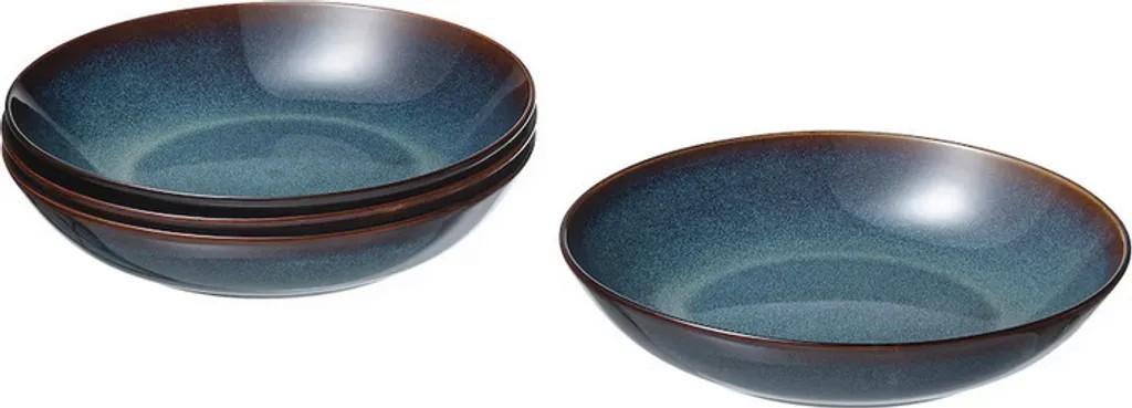 IKEA Gladelig tiefer Teller 21cm blau