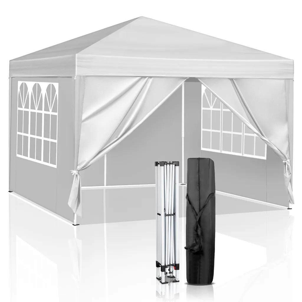 FCH Faltpavillon 3 x 3m Pop Up Pavillon Faltbar Wasserdicht Gartenzelt