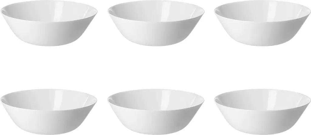 IKEA Oftast (6er Set) Schüssel Salatschüssel weiß 23 cm Opalglas