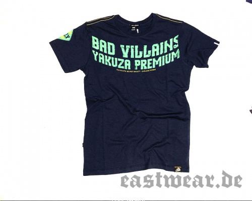 Yakuza Premium T-Shirt YPS 2901 navy dunkelblau Rundhals