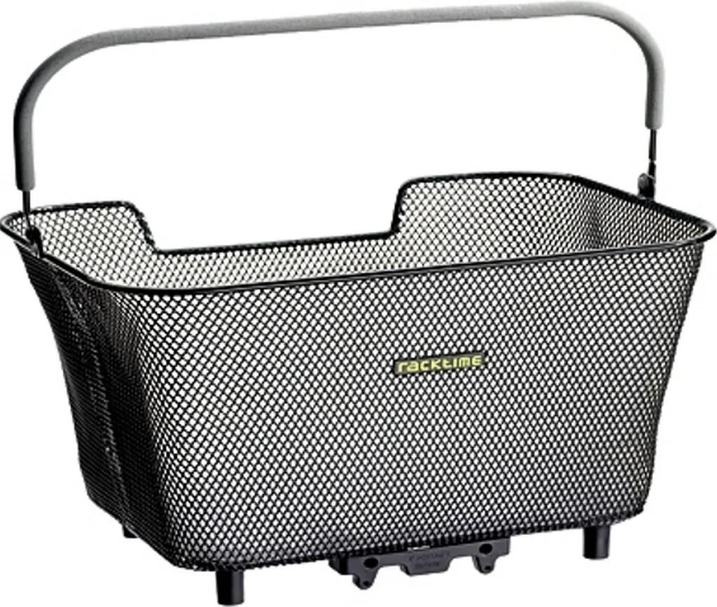 racktime 13008, Rahmen, Fahrradkorb, Metall, Schwarz, 20 l, 10 kg