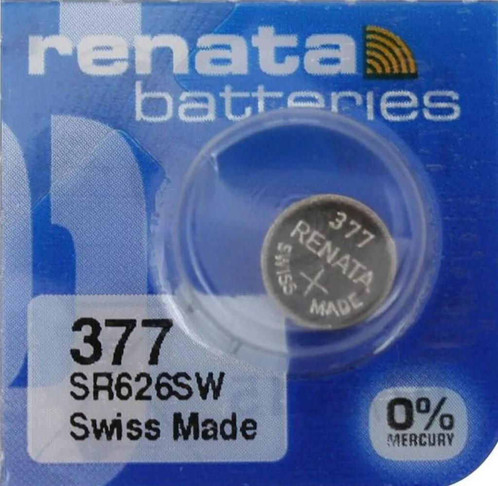 Renata Watch 377 Uhrenbatterie 