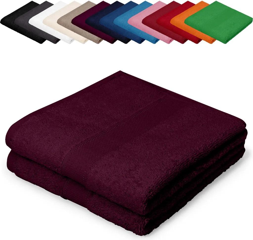 DOPPELPACK Duschtücher 70x140 cm Duschhandtücher 100% Baumwolle