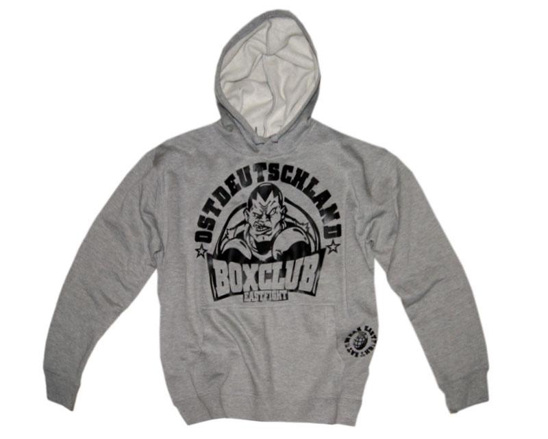Eastfight Hoody "Reden war Gestern" grau